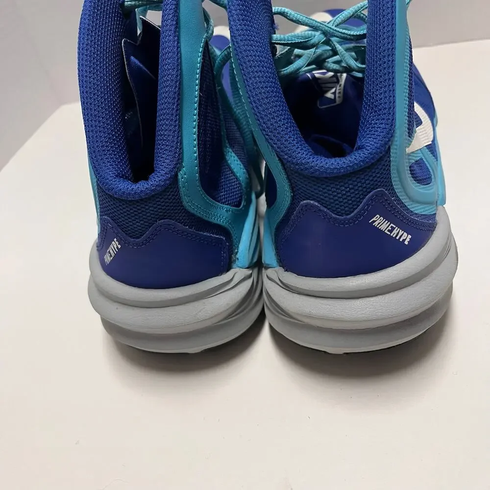 Nike Prime Hype DF Mid Game Royal Blue Lagoon White Men’s 10.5 Y2K Streetwear